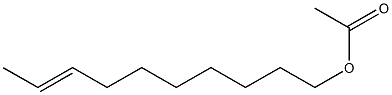 Acetic acid 8-decenyl ester Struktur