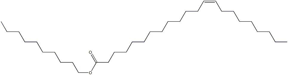 Erucic acid decyl ester Structure