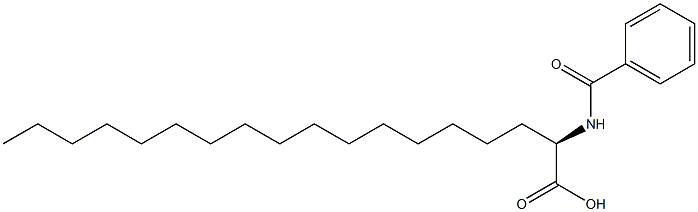 [R,(-)]-2-Benzoylaminostearic acid Structure