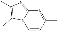 2,3,7-Trimethylimidazo[1,2-a]pyrimidine 结构式