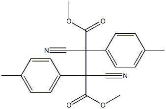 2,3-Dicyano-2,3-bis(p-tolyl)butanedioic acid dimethyl ester,,结构式