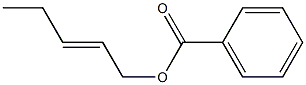 Benzoic acid 2-pentenyl ester Struktur