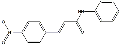 N-Phenyl-4-nitrocinnamamide Structure