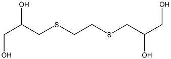 3,3'-Ethylenebisthiobis(1,2-propanediol) 结构式