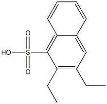 2,3-Diethyl-1-naphthalenesulfonic acid,,结构式