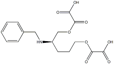 2,2'-[[[R,(-)]-2-(Benzylamino)-1,5-pentanediyl]bis(oxy)]bis(2-oxoacetic acid) Structure