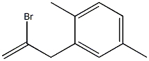 1-(2-Bromoallyl)-2,5-dimethylbenzene 结构式