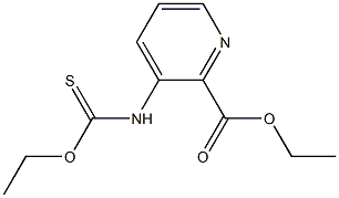  3-Ethoxythiocarbonylaminopyridine-2-carboxylic acid ethyl ester