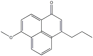 3-Propyl-7-methoxy-1H-phenalen-1-one