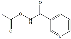 N-Acetoxy-3-pyridinecarboxamide 结构式