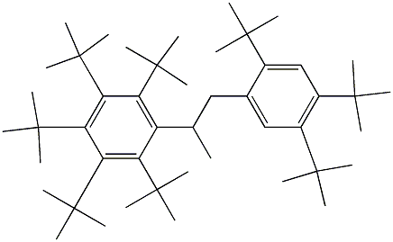 2-(Penta-tert-butylphenyl)-1-(2,4,5-tri-tert-butylphenyl)propane Structure