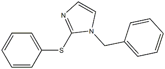 1-Benzyl-2-phenylthio-1H-imidazole Structure