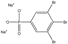 3,4,5-Tribromophenylphosphonic acid disodium salt Struktur
