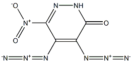 4,5-Diazido-6-nitropyridazin-3(2H)-one,,结构式