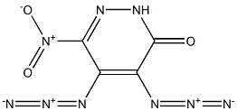 4,5-Diazido-6-nitropyridazin-3(2H)-one Struktur