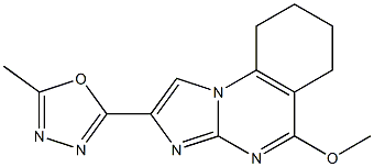  5-Methoxy-2-(5-methyl-1,3,4-oxadiazol-2-yl)-6,7,8,9-tetrahydroimidazo[1,2-a]quinazoline