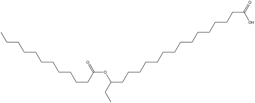 16-Lauroyloxyoctadecanoic acid Structure