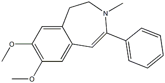  2,3-Dihydro-3-methyl-4-phenyl-7,8-dimethoxy-1H-3-benzazepine