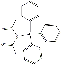 3-(Triphenylphosphonio)-2,4-dioxopentan-3-ide,,结构式