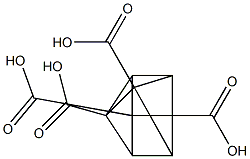 Pentacyclo[4.2.0.02,5.03,8.04,7]octane-1,2,4,7-tetracarboxylic acid Struktur