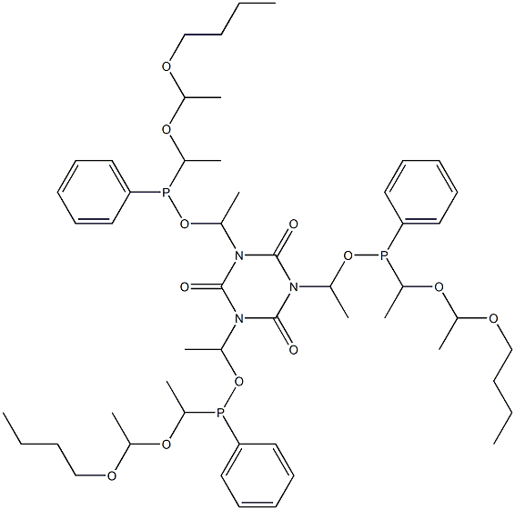  1,3,5-Tris[1-[[[1-(1-butoxyethoxy)ethyl]phenylphosphino]oxy]ethyl]-1,3,5-triazine-2,4,6(1H,3H,5H)-trione