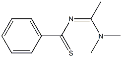 N1,N1-Dimethyl-N2-[phenyl(thiocarbonyl)]ethanamidine,,结构式