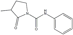 2-Oxo-3-methyl-N-phenylpyrrolidine-1-carboxamide,,结构式