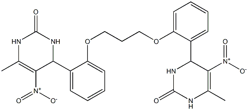 4,4'-[Trimethylenebis(oxy)bis(2,1-phenylene)]bis[1,4-dihydro-5-nitro-6-methylpyrimidin-2(3H)-one]