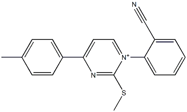 1-(2-Cyanophenyl)-4-(4-methylphenyl)-2-methylthio-1-pyrimidinium