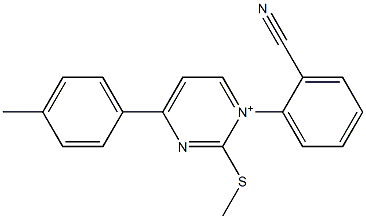  1-(2-Cyanophenyl)-4-(4-methylphenyl)-2-methylthio-1-pyrimidinium