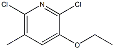 2,6-Dichloro-3-ethoxy-5-methylpyridine Structure