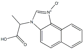 2-[(3H-Naphth[1,2-d]imidazole 1-oxide)-3-yl]propanoic acid Struktur