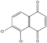 5,6-Dichloro-1,4-naphthoquinone Structure