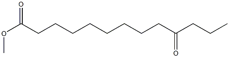10-オキソトリデカン酸メチル 化学構造式