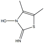4,5-Dimethyl-2-imino-4-thiazolin-3-ol Struktur