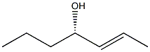 [S,E,(+)]-2-Heptene-4-ol Struktur