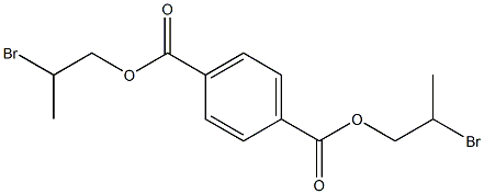 1,4-Benzenedicarboxylic acid bis(2-bromopropyl) ester,,结构式