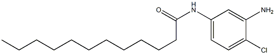 N-(3-Amino-4-chlorophenyl)dodecanamide Struktur