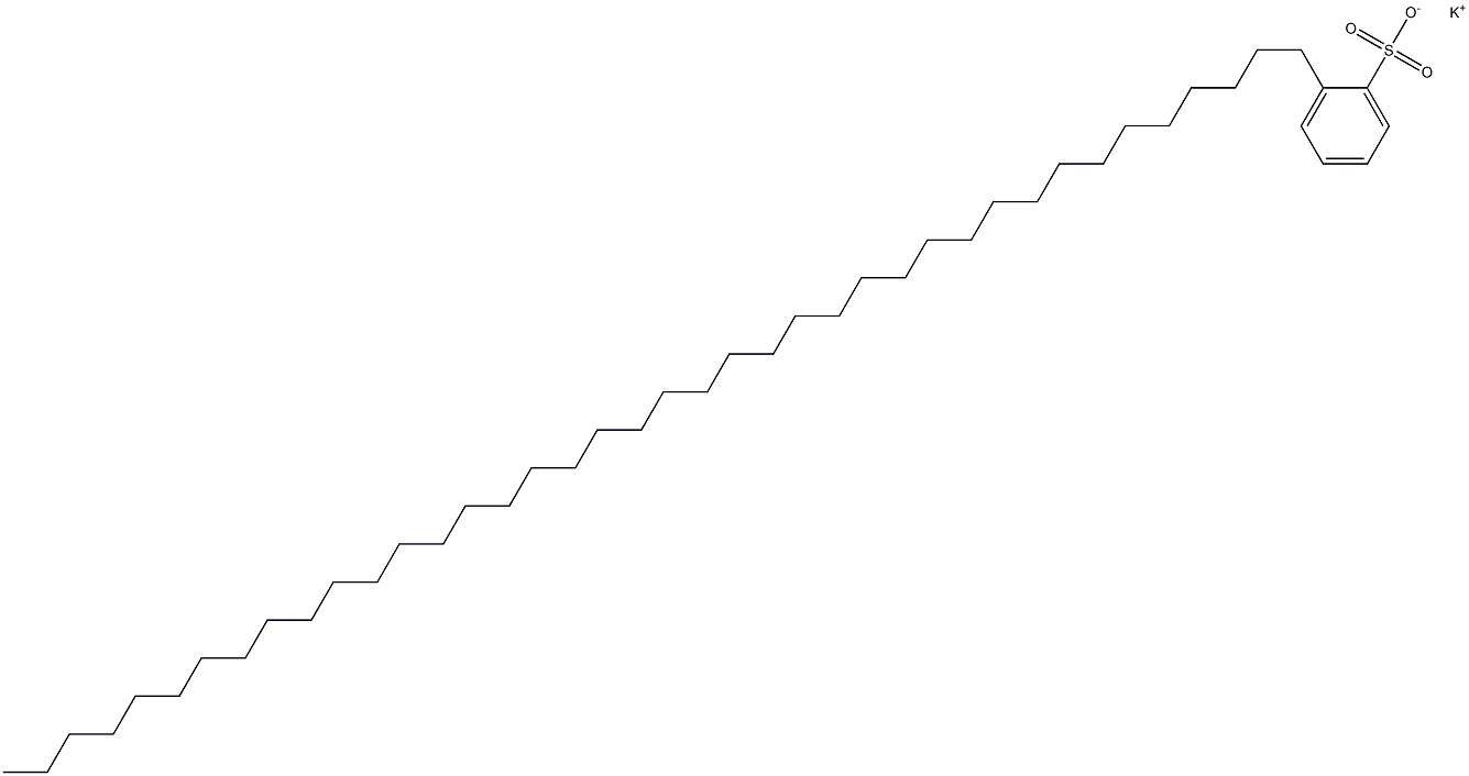 2-(テトラコンタン-1-イル)ベンゼンスルホン酸カリウム 化学構造式