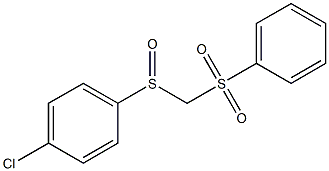 [(4-Chlorophenyl)sulfinyl](phenylsulfonyl)methane