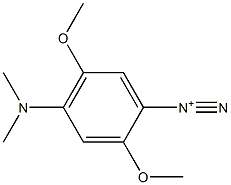 4-(Dimethylamino)-2,5-dimethoxybenzenediazonium,,结构式