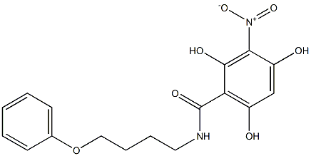 2,4,6-Trihydroxy-3-nitro-N-(4-phenoxybutyl)benzamide