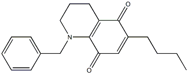 1,2,3,4-Tetrahydro-1-benzyl-6-butylquinoline-5,8-dione