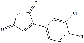 2-(3,4-Dichlorophenyl)maleic anhydride 结构式