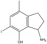 3-Amino-2,3-dihydro-5-iodo-7-methyl-1H-inden-4-ol