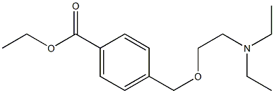 p-[(2-Diethylaminoethoxy)methyl]benzoic acid ethyl ester 结构式