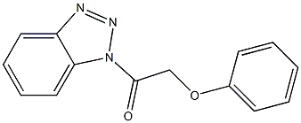 1-(Phenoxyacetyl)-1H-benzotriazole 结构式