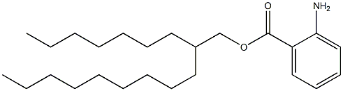 o-Aminobenzoic acid 2-heptylundecyl ester,,结构式