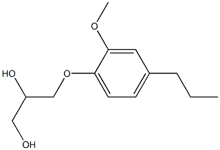 3-(2-Methoxy-4-propylphenoxy)-1,2-propanediol