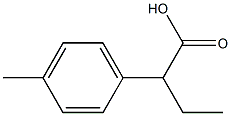 2-(4-Methylphenyl)butanoic acid,,结构式